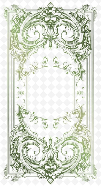 PSD un hermoso papel tapiz verde y blanco con un marco que dice la palabra en él