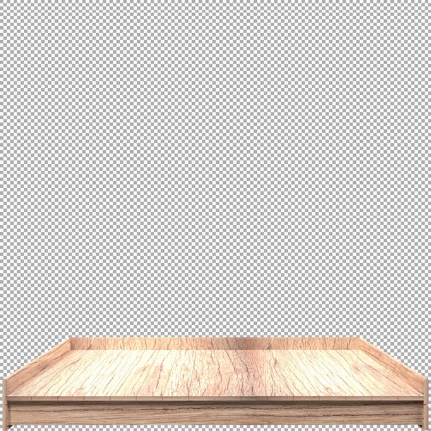 PSD hermoso tablero de madera 3d para el diseño