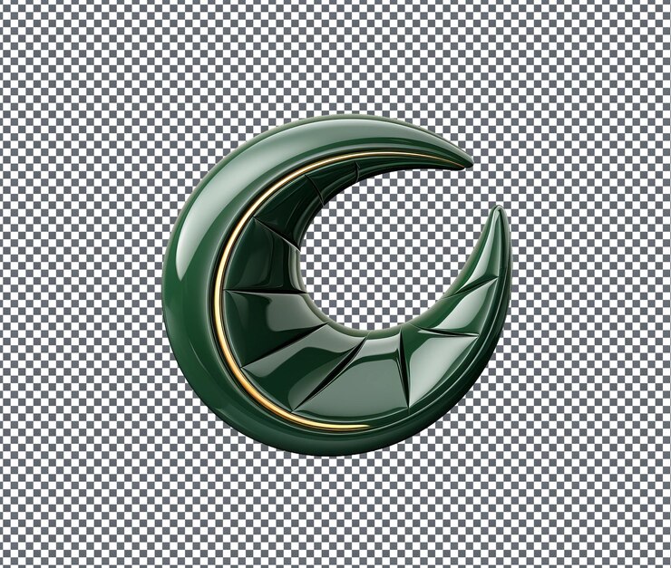 PSD el hermoso verde collard aislado sobre un fondo transparente