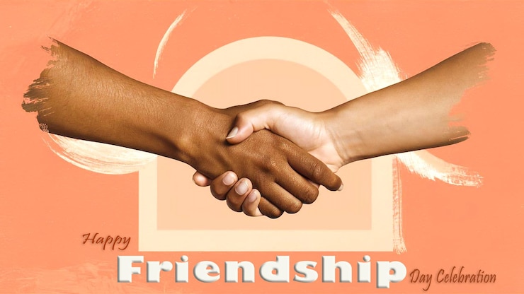 PSD hermosos carteles para el feliz día de la amistad