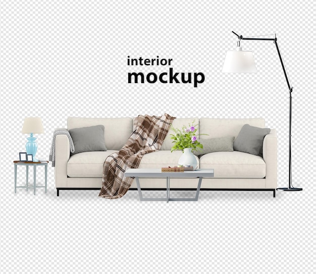 Hermosos diseños interiores en renderización 3D