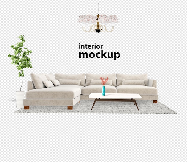 Hermosos diseños interiores en renderización 3D