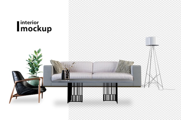 Hermosos diseños interiores en renderización 3D