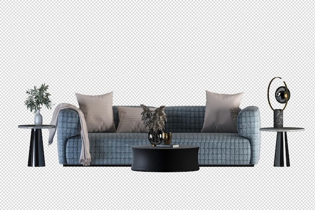 Hermosos diseños interiores en renderización 3D