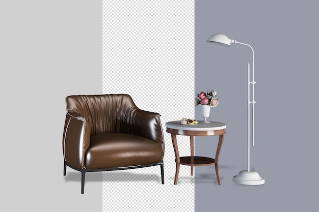 Hermosos diseños interiores en renderización 3D