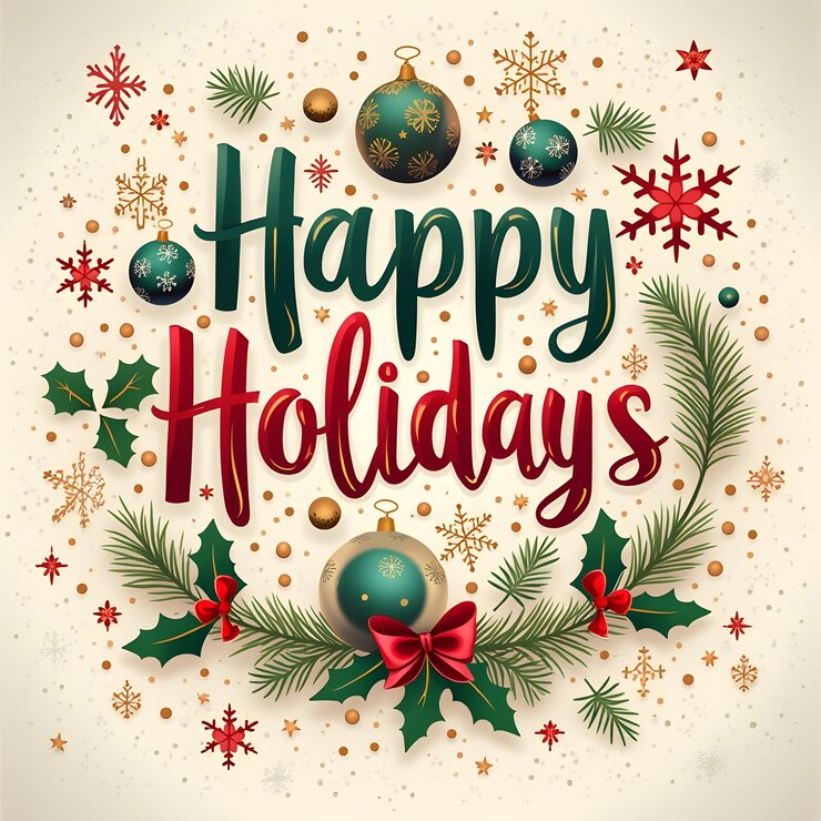 PSD hermosos saludos navideños para difundir el ánimo
