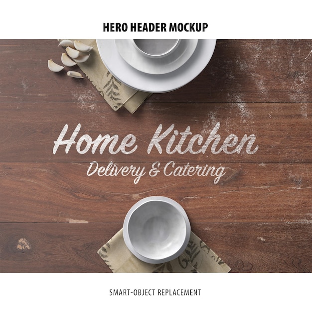 Hero Header Mockup