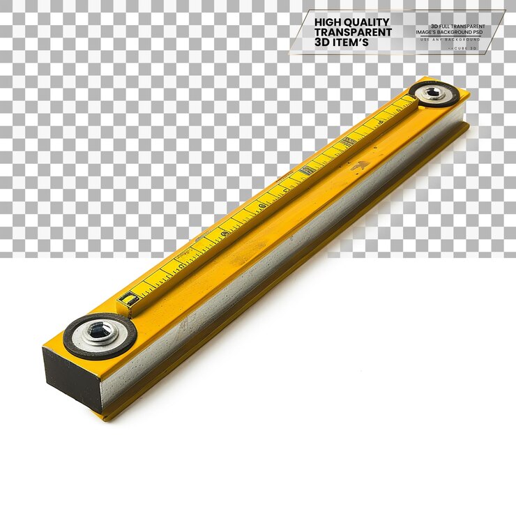 PSD una herramienta de nivel utilizada para comprobar la alineación horizontal o vertical sobre un fondo transparente