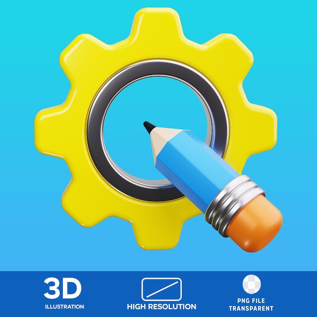 Herramientas de edición de PSD Ilustración 3D