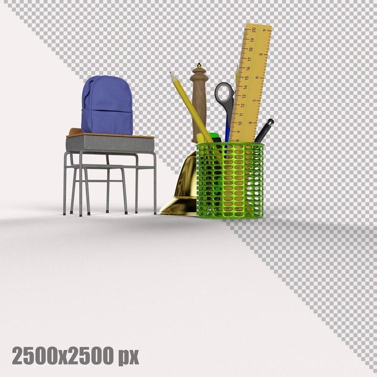 PSD herramientas escolares