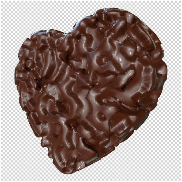 Herz aus schokolade