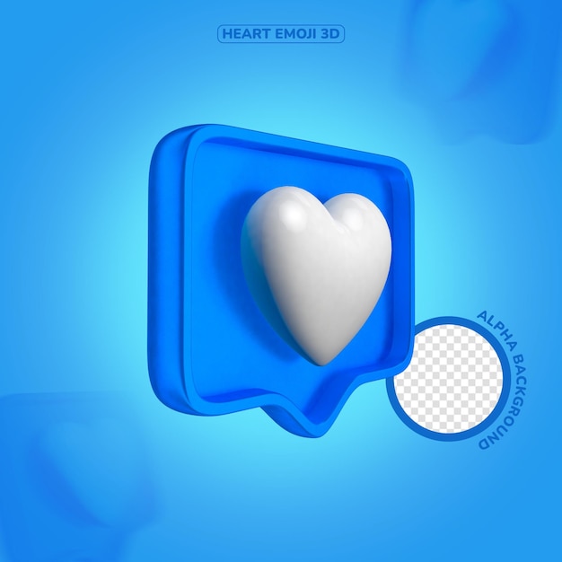 HERZ EMOJI 3D RENDER