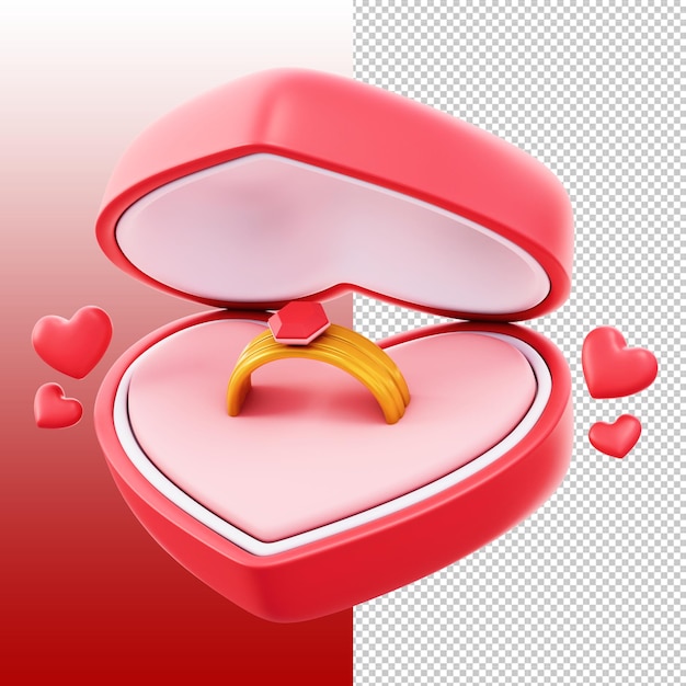 Herz-Ring-Schachtel