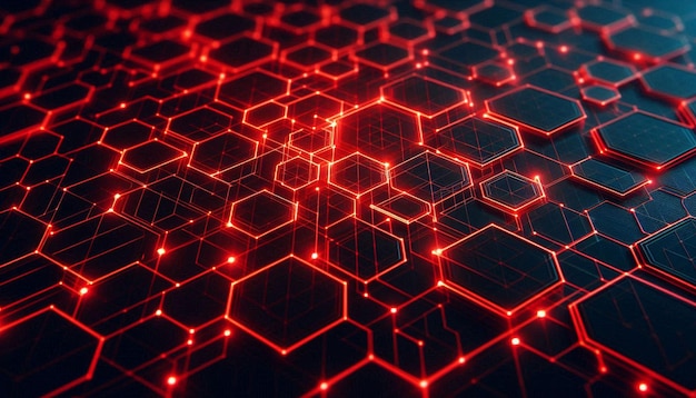 Hex-Hintergründe für die Vernetzung