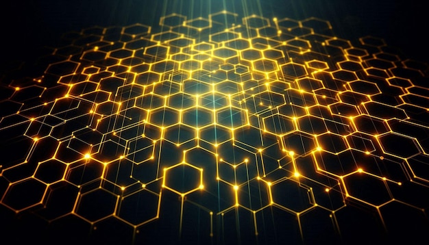Hex-Hintergründe für die Vernetzung