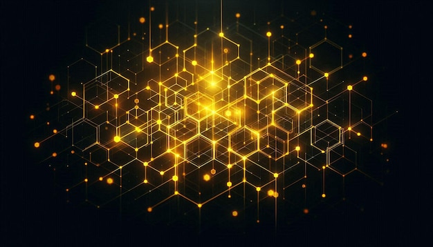 Hex-Hintergründe für Netzwerke