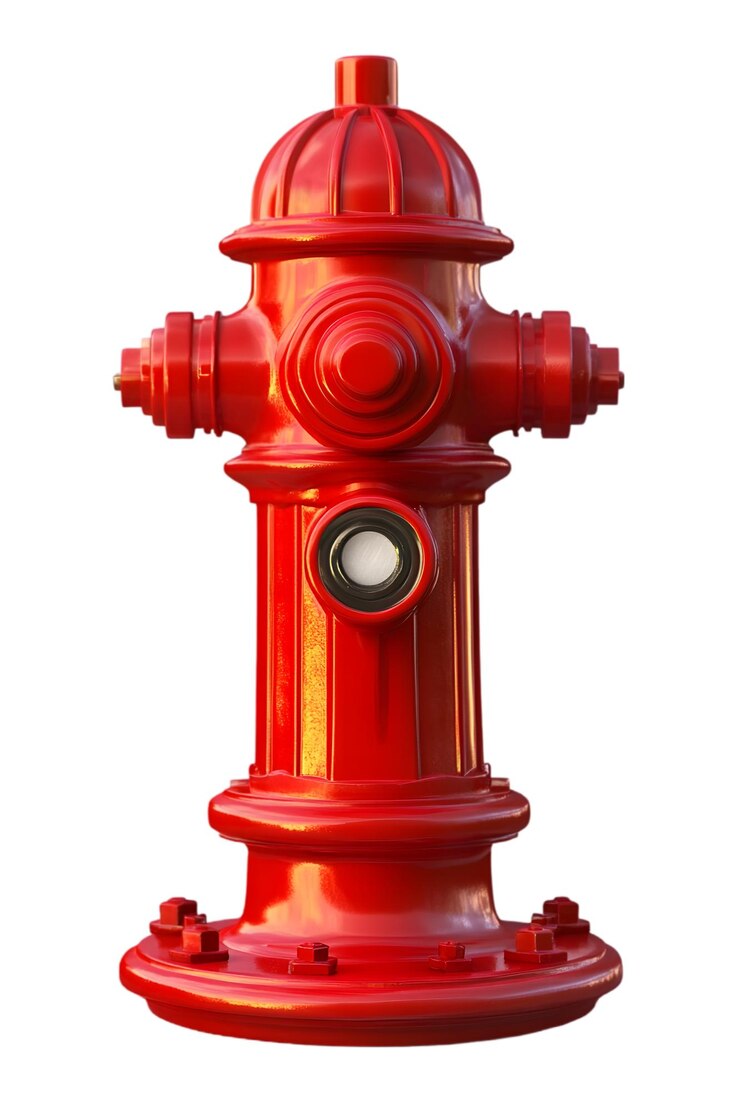 PSD hidrante de fuego rojo