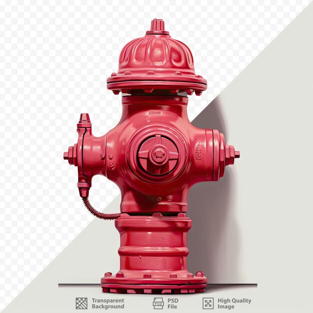 PSD hidrante de fuego rojo
