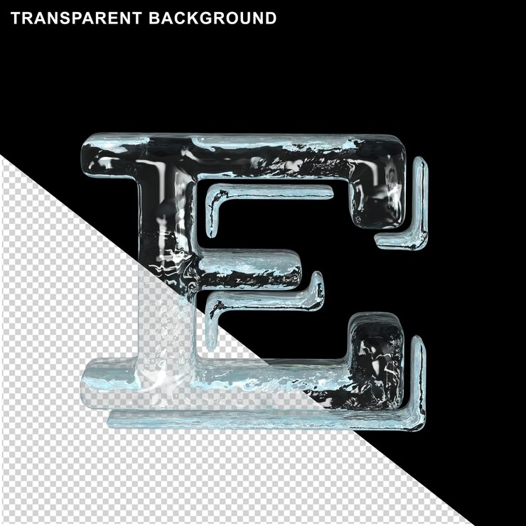 PSD hielo letra e
