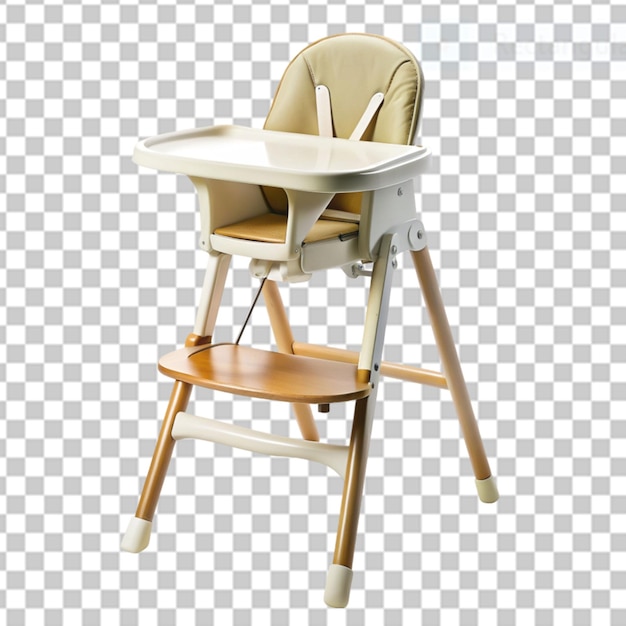 PSD high chair for later stages on transparent background