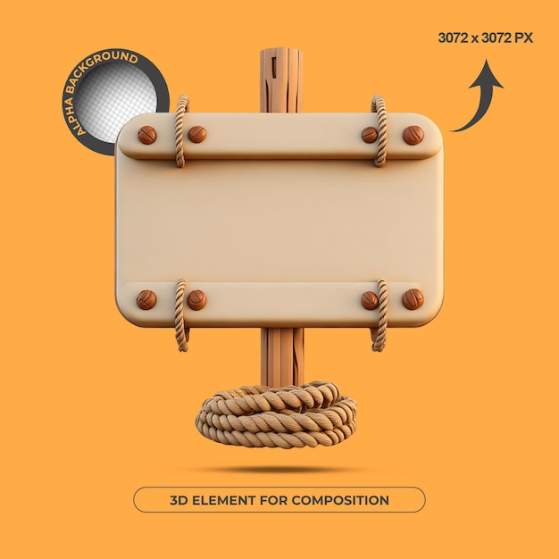 HIGH QUALITY TEXT BASE 3D ELEMENT FOR COMPOSITION