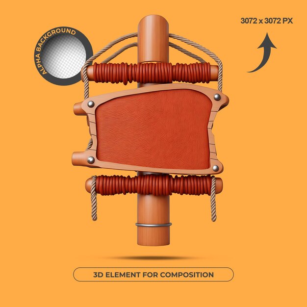 HIGH QUALITY TEXT BASE 3D ELEMENT FOR COMPOSITION