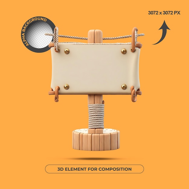 HIGH QUALITY TEXT BASE 3D ELEMENT FOR COMPOSITION
