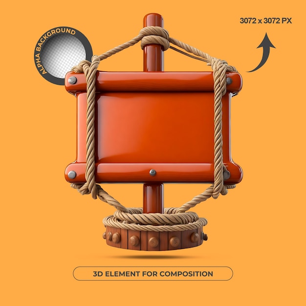 HIGH QUALITY TEXT BASE 3D ELEMENT FOR COMPOSITION