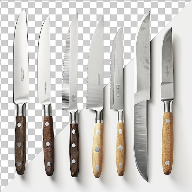 PSD high quality transparent psd realistic photographic chef _ s knives the knife shop
