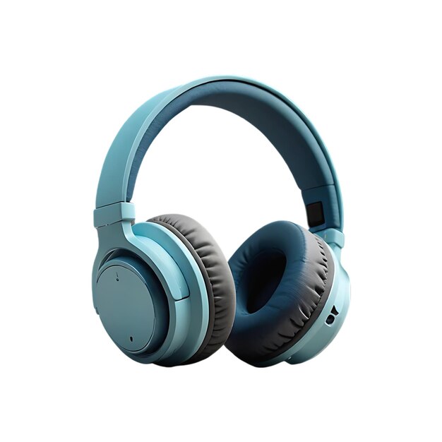highquality different colors unique headphone on a transparent background ai generative