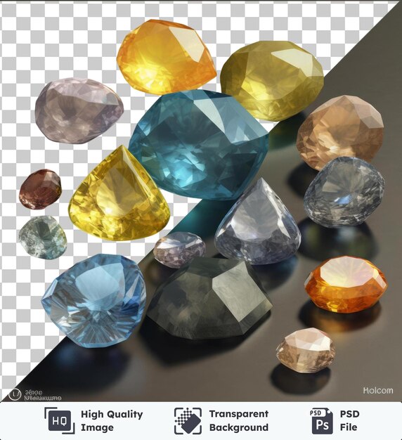 PSD highquality transparente psd fotográfico realista jewelry maker_s pedras preciosas