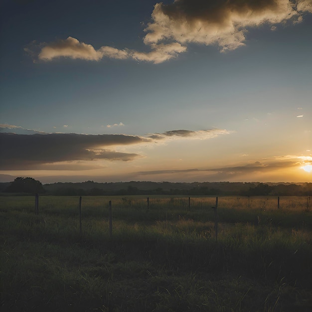 PSD himmel- und wolkenlandschaft