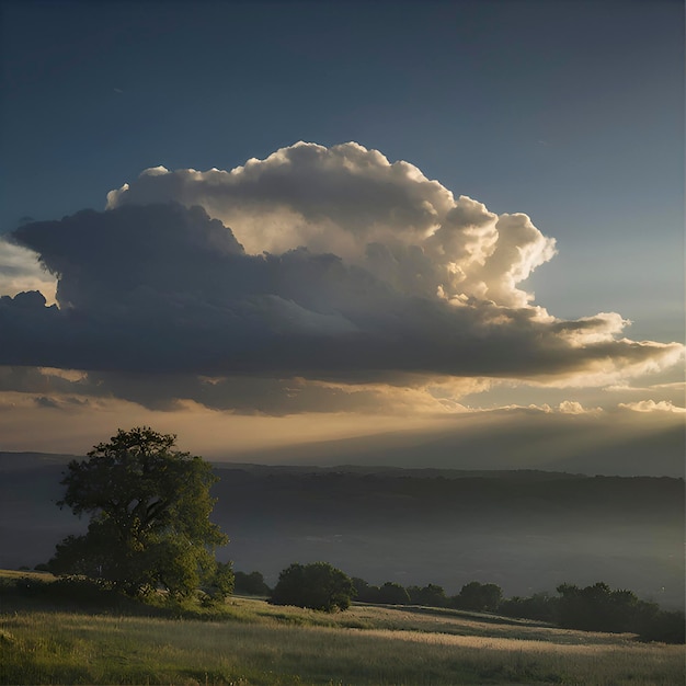 Himmel- und Wolkenlandschaft