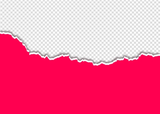 Hintergrund aus zerrissenem rosa Papier