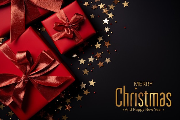 Hintergrund der frohen Weihnachten und des guten Rutsch ins Neue Jahr