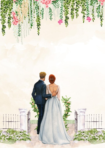 Hintergrund der westlichen Hochzeit