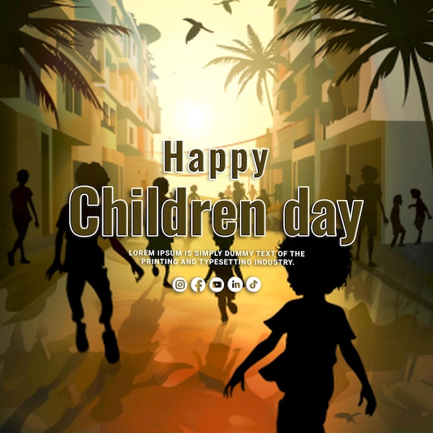 Hintergrund des happy children day