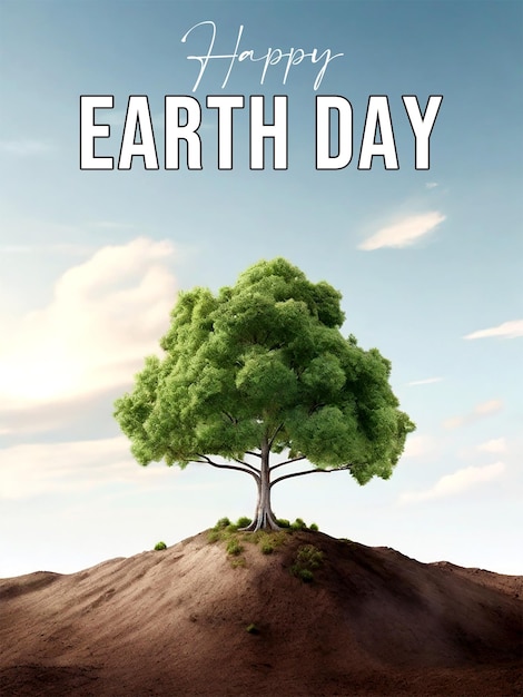 Hintergrund des happy earth day