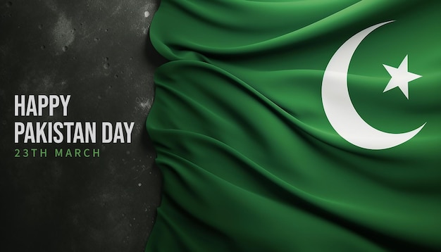 PSD hintergrund des happy pakistan day