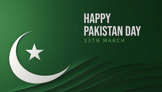 PSD hintergrund des happy pakistan day