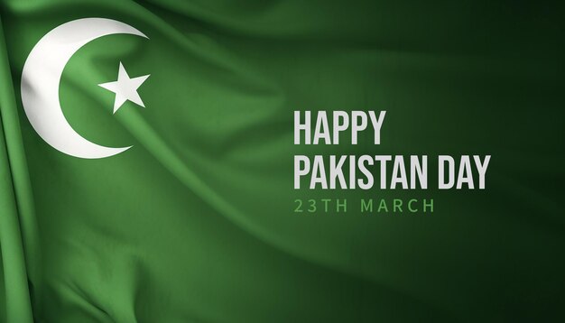 Hintergrund des happy pakistan day