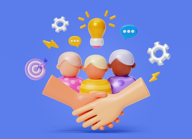 Hintergrund des Konzepts der 3D-Teamarbeit