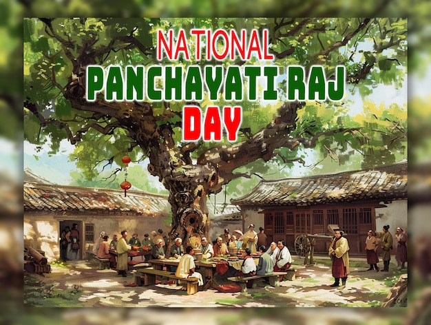 Hintergrund des nationalen panchayati raj tages