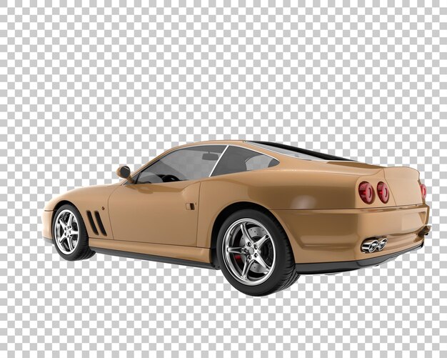 Hipercoche sobre fondo transparente. Representación 3d - ilustración