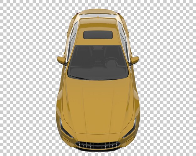 Hipercoche sobre fondo transparente. Representación 3d - ilustración