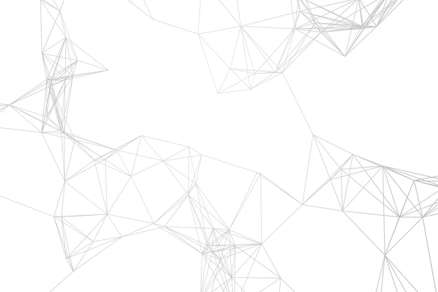 Hipnotizantes padrões de linhas geométricas polimórficas em tela transparente Dança de formas e simetria