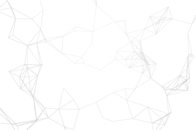 Hipnotizantes padrões de linhas geométricas polimórficas em tela transparente Dança de formas e simetria