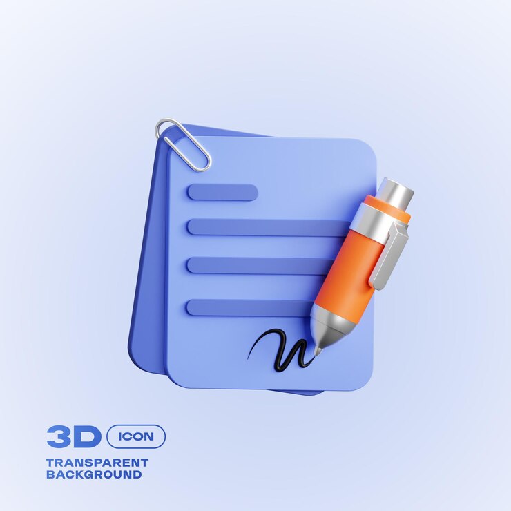 PSD hire career 3d icon png template
