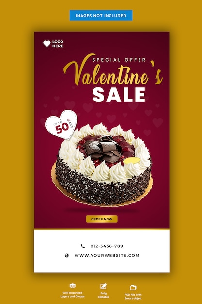 Histoire Instagram De La Vente De La Saint-valentin