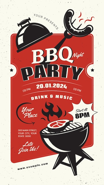L'histoire des médias sociaux de la fête du barbecue